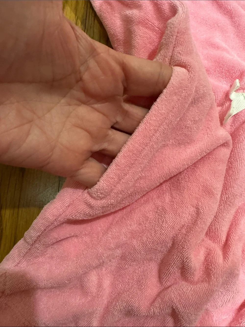 GAP Girls Pink Hooded Swim Coverup